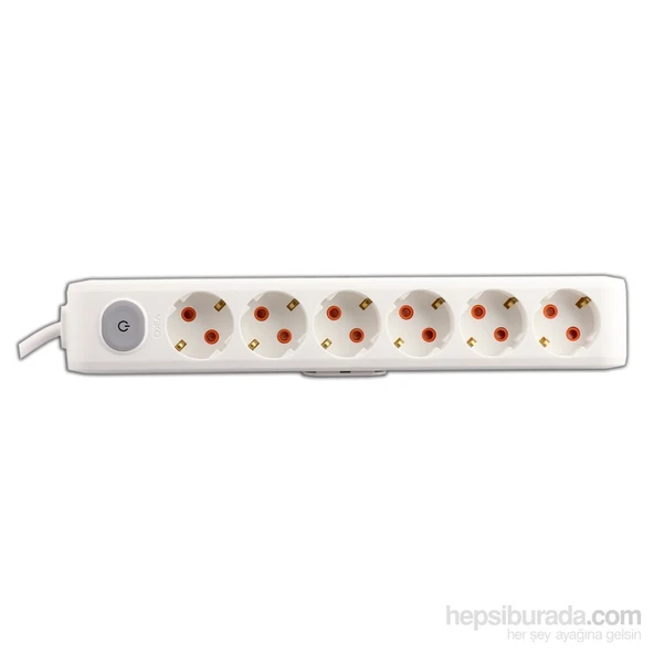 Viko Multi-Let 6lı Anahtarlı 3Mt Kablolu (90117603 90117603 ürün görseli 1