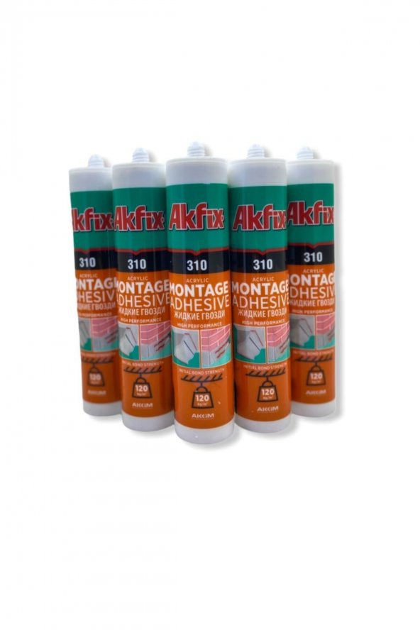 Kartonpiyer & Stropiyer Yapıştırıcı Beyaz 310 ml X 5li Set ürün görseli 1