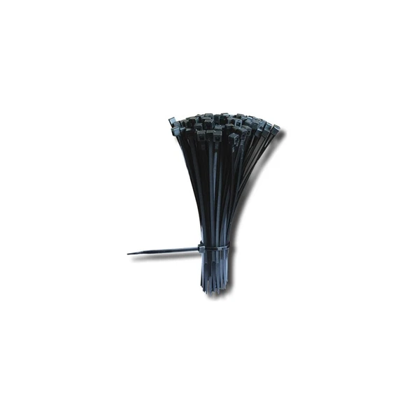 Çet-San Kablo Bağı Cırt Kelepçe Siyah 4,8 x 250 mm 100'lü ürün görseli 1