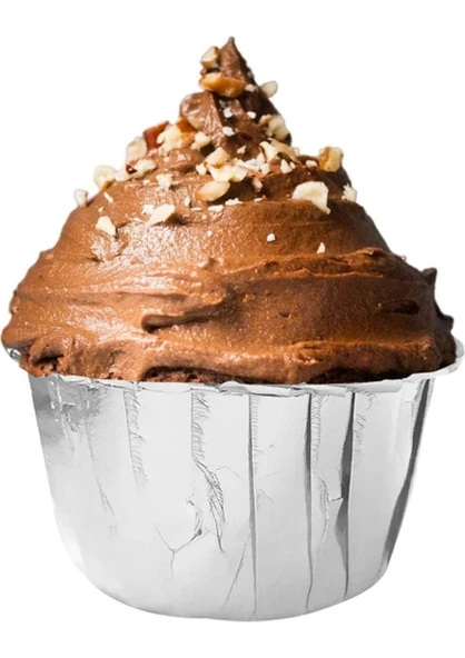 Kafem Gümüş Muffin Kabı 25'li (K23) ürün görseli 1