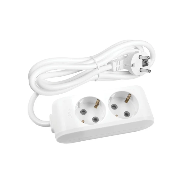 Viko ML-90113205 Multi-Let 2li Priz Çocuk Korumalı Topraklı 5 Metre Kablolu Grup Priz ürün görseli 1