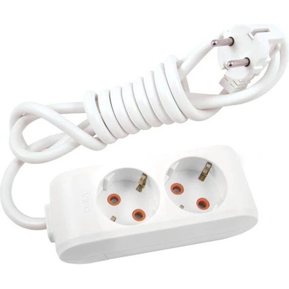 Viko Multi-Let 2li 5mt Priz Topraklı Kablolu (90113205) ürün görseli 1