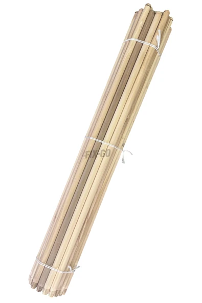 150 cm Vidalı Gürgen Fırça Sapı – 30 Adet - Resim 2