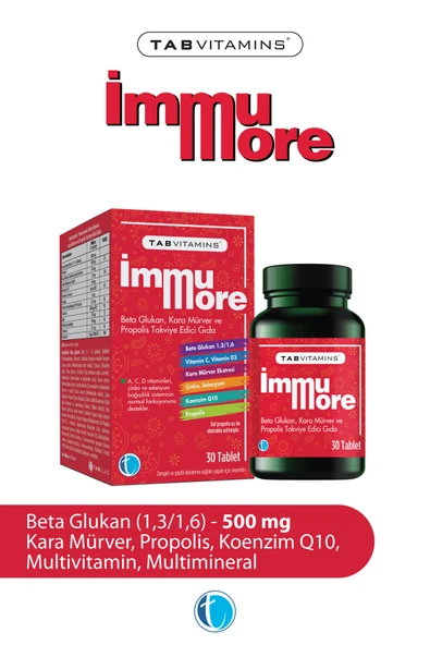 Tabvitamins İmmumore 30 Tablet ürün görseli 1