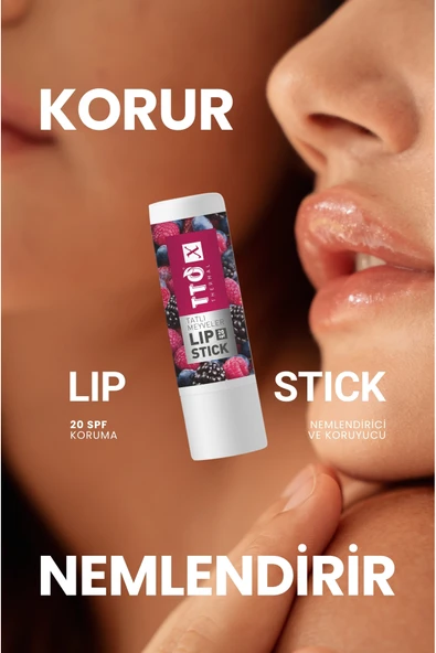 Tto X Tatlı Meyveler Lipstick 20 SPF Korumalı - Resim 4