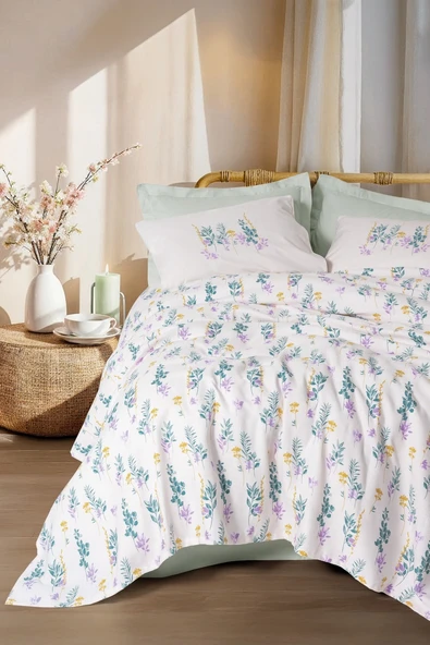 Cotton Box Estiva Tek Kişilik Pike Takımı Twig Mint ürün görseli 1
