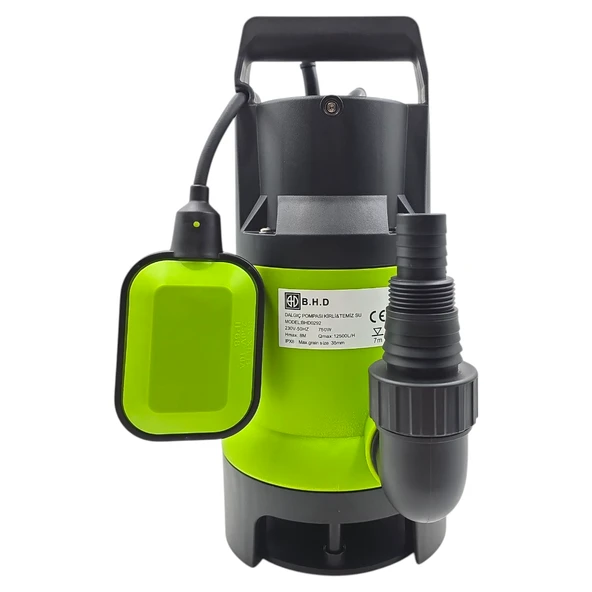 Fixonic B.H.D. BHD00292 750W Kirli/Temiz Su Dalgıç Pompa ürün görseli 1