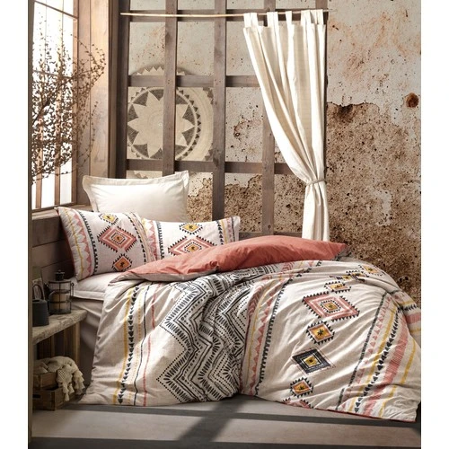 Cotton Box Ethnic Çift Kişilik Nevresim Takimi Felix Kiremit ürün görseli 1