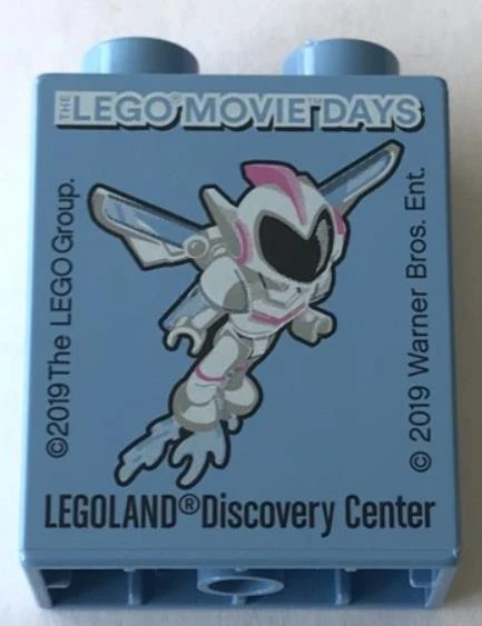 Legoland Discovery Centre 2019 The Lego Movie Days Pattern Duplo Brick 1x2x2 ürün görseli 1