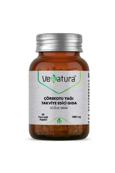 Venatura Çörekotu Yağı 1000 Mg 60 Yumuşak Kapsül ürün görseli 1