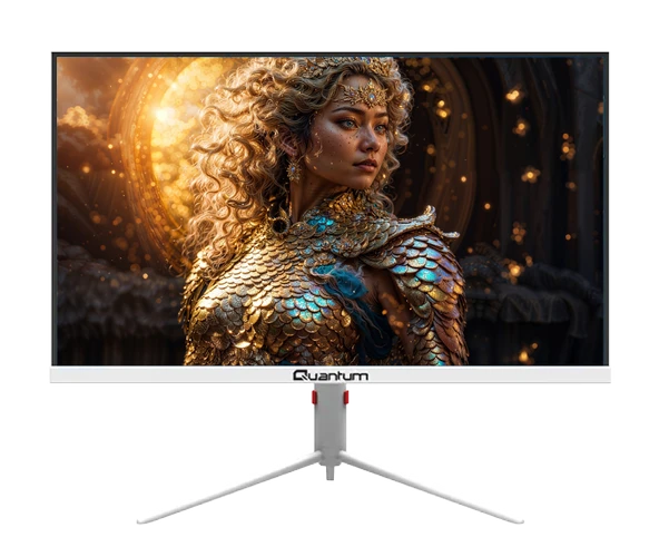 Quantum Pearl MG27W-A FHD VA 300Hz Dahili Hoparlör 27" Beyaz Gaming Monitör(Sıfır Ölü Pixel Garantili) ürün görseli 1