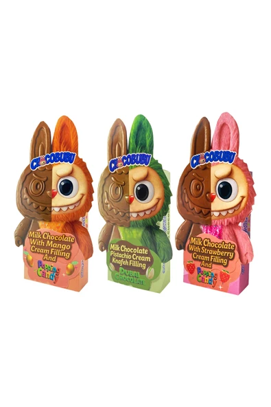 Frapella Labubu Çikolata - Chocobubu Çikolata Deneme Paketi 3 x 100 Gr. ürün görseli 1