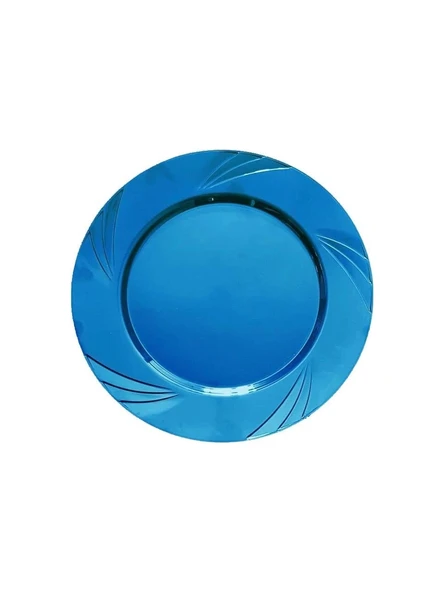 Kristal Tabak Mavi 23 Cm 6'Lı ürün görseli 1