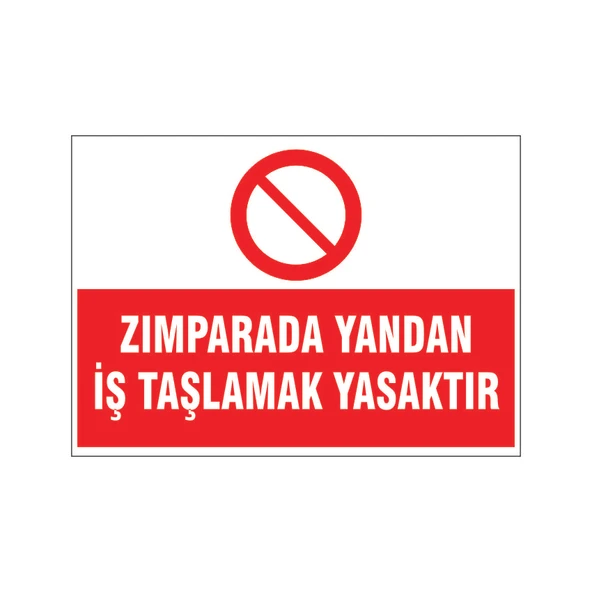 Yandan iş taşlamak yasaktır, isg uyarı levhası ürün görseli 1