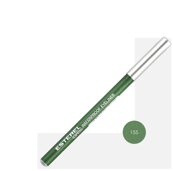 Esterel Waterproff Eyeliner No: 155 Simli Açık Yeşil ürün görseli 1