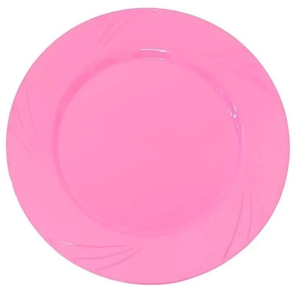 Kristal Tabak Pembe 23 Cm 6'Lı ürün görseli 1