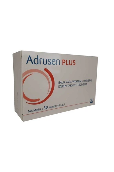 ADRUSEN Plus Balık Yağı Vitamin Takviye Edici 30 Kapsül ürün görseli 1