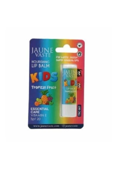 JAUNE VASTE LİP BALM KİDS TROPİCAL FRUİT ürün görseli 1
