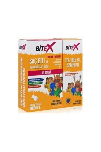 BİTEX Bit Spreyi 100 Ml + Şampuan 150 Ml + Metal Tarak Hediyeli ürün görseli 1