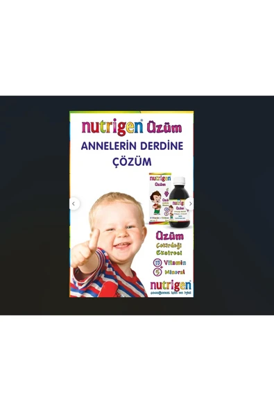 NUTRİGEN Şurup Üzüm 200 ML - Resim 4