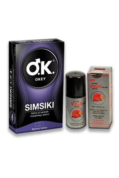 OKEY 1 Adet Okey Sımsıkı 1 Adet New Super Vıga Sprey Sağlıkcı Marketim Gizli Gönderim ürün görseli 1