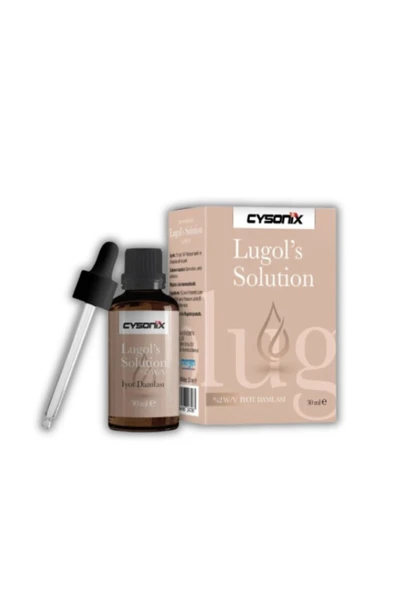 CYSONIX Lugol %2 Solution Iyot Damla 30 ml ürün görseli 1