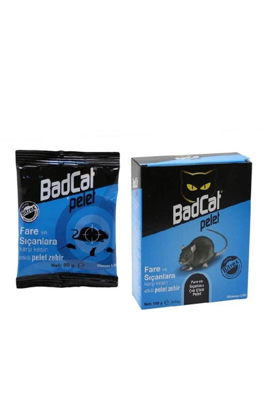 DUAL KİMYA Badcat Fare Zehiri Pelet 100 Gr ürün görseli 1