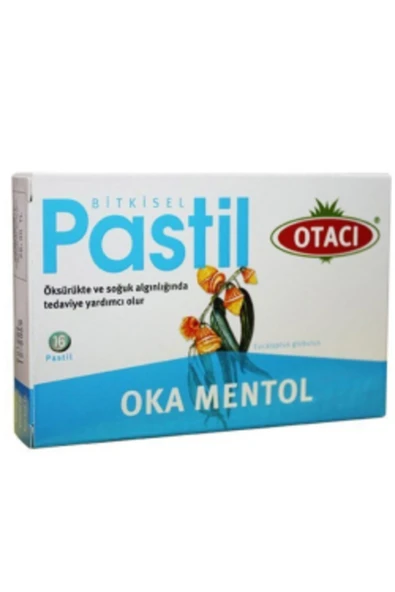 NOVAFACE STD Otacı Oka Mentol Pastil 16 Adet ( TEKLİDİR ) ürün görseli 1