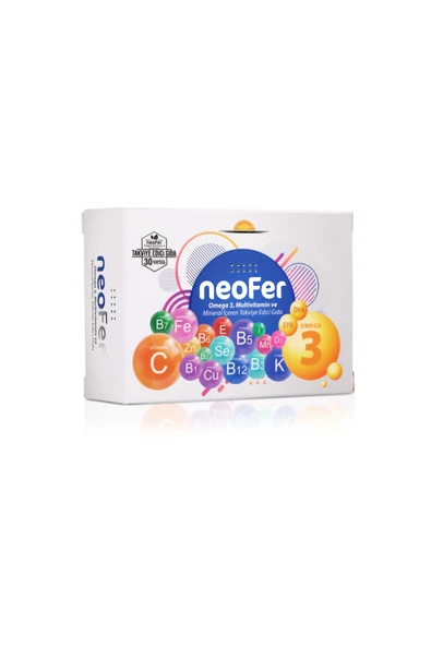 NEOFER Omega 3 Multivitamin ve Mineral ürün görseli 1