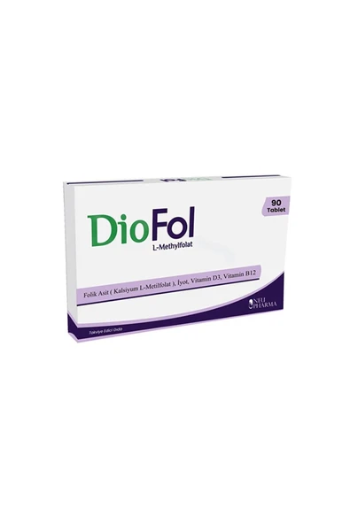 NEU PHARMA Diofol L-Methylfolat 90 Tablet ürün görseli 1