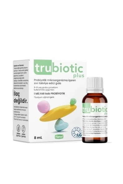 TRUBİOTİC Plus Probiyotik Mikroorganizma Damla 8ml ürün görseli 1