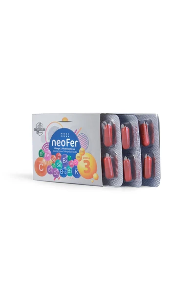 NEOFER Omega 3 Multivitamin ve Mineral - Resim 2