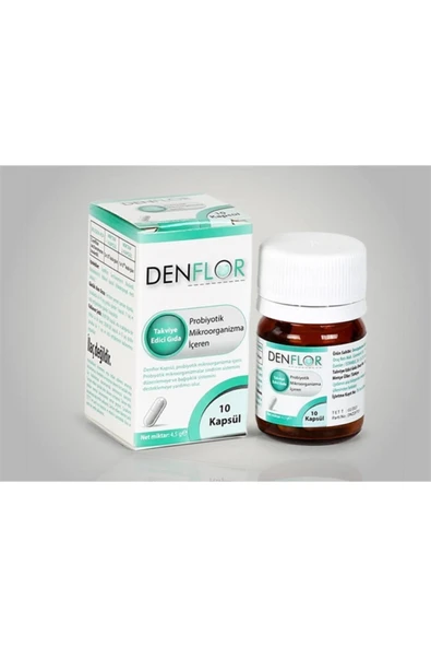 DENFLOR STD Denflor Probiyotik 10 Kapsül ( TEKLİDİR ) - Resim 2