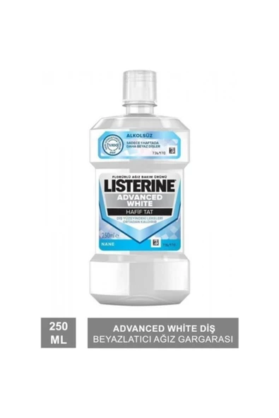 LİSTERİNE 250Ml Advanced White Hafif Tat ürün görseli 1