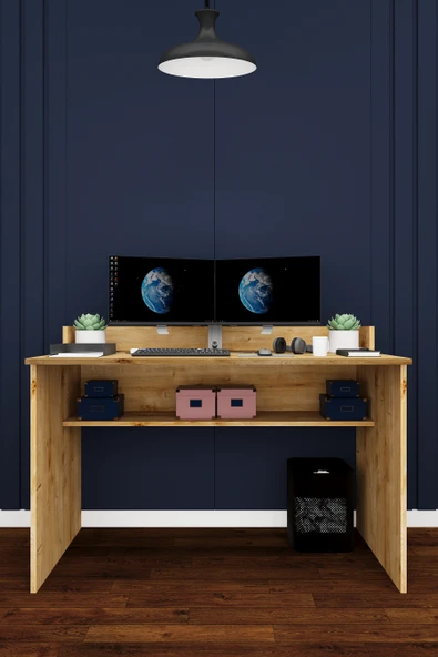 Modern Çalışma Masası %100 MDF Bilgisayar Ders Ofis Masası ÇM01  Safirmeşe ürün görseli 1