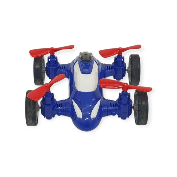 Sürtmeli Drone Araba Hareketli Pervane - Mavi - Resim 2
