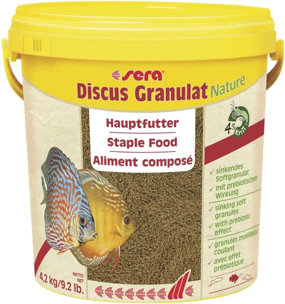 Sera Discus Granules Nature 10 lt 4,3 kg  Skt : 03/2028 ürün görseli 1