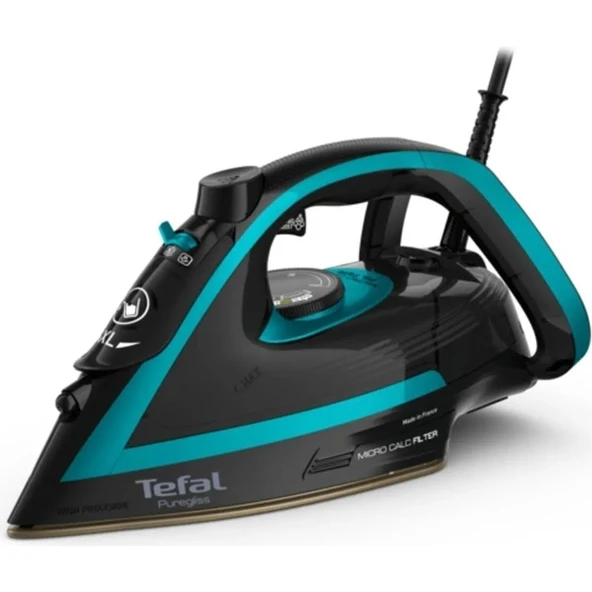 Tefal FV8066 Puregliss 50 gr Sürekli ve 280 gr Şok Buharlı 3000 Watt Buharlı Ütü ürün görseli 1