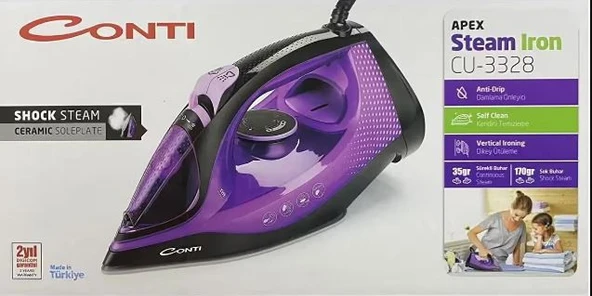 Conti CU-3328 Apex 2600 W Buharlı Ütü YEŞİL ürün görseli 1