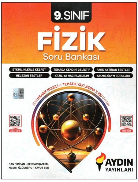 Aydın Yayınları 9. Sınıf Fizik Soru Bankası ürün görseli 1