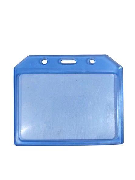 Pvc Yaka Kartlığı Yaka Kartı Kılıfı Kart Koruyucu 11x9 cm - 1 Adet ürün görseli 1