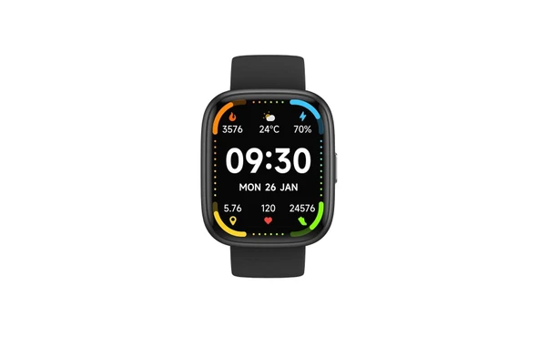 X-Level X-weargo Lcd Ekranlı Bluetooth Aramalı Siyah Akıllı Saat ürün görseli 1