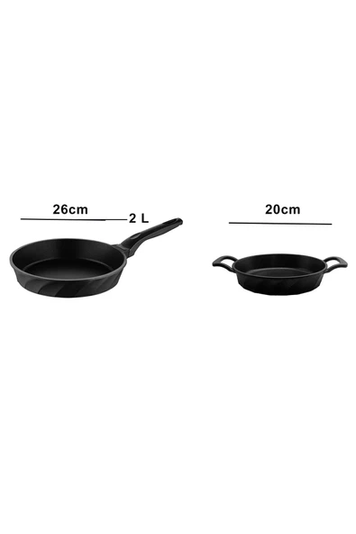 Vento 2 Parça 26 cm Tava 20 cm Sahan Seti - Resim 5