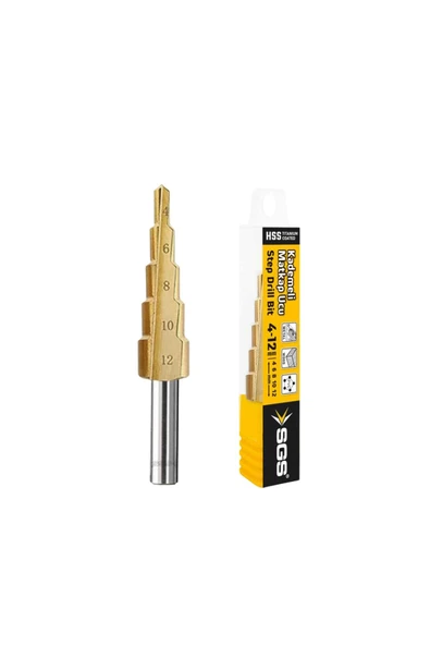 Sgs Kademeli Matkap Ucu Hss 4-12 mm ürün görseli 1