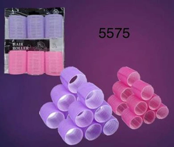 DVL 5575 - Cırtlı Bigudi 6 lı 5 cm Çap x 6 cm Uzunluk ürün görseli 1