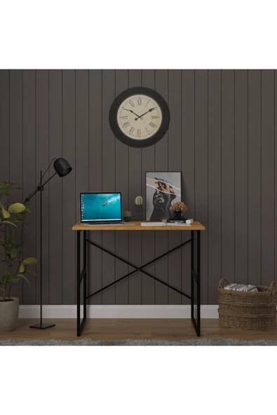 Modern Metal Ders Çalışma Masası %100 MDF Bilgisayar Masası METALÇM02  Petra ürün görseli 1