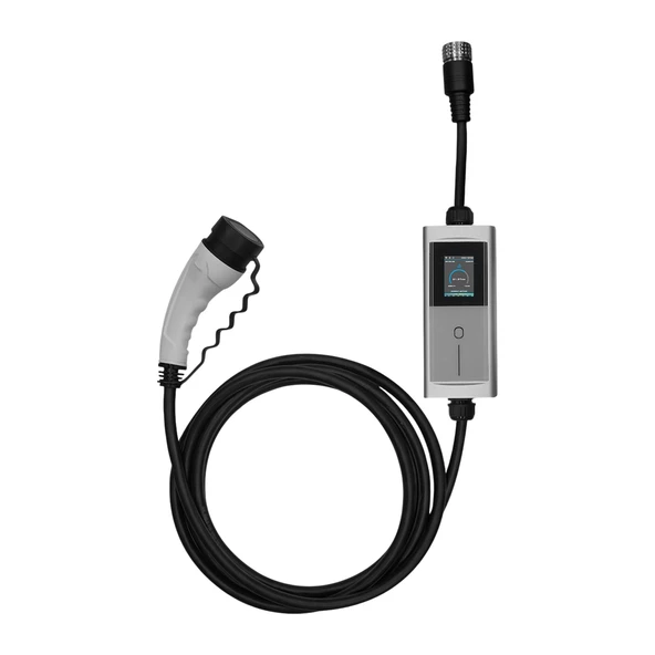 Taşınabilir Elektrikli Wallbox Araç Şarj Dönüştürücüsü Cihaz 22 kW Type-2 Soket Mobil Uygulamalı ürün görseli 1