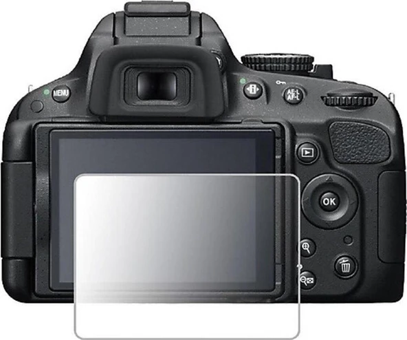 Nikon D5600 Dijital Fotoğraf Makinesi Ekran Koruyucu Uyumlu 9H Nano ürün görseli 1
