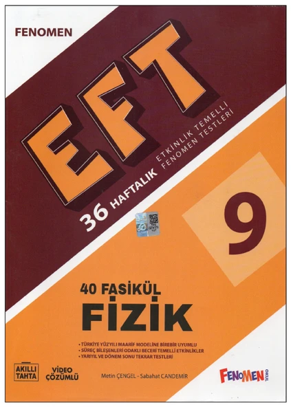 Fenomen 9.Sınıf EFT Fizik Fasikül Testleri ürün görseli 1