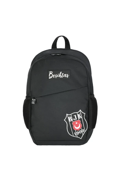 Beşiktaş Beşiktaş Gümüş Logo Detaylı Comfort Sırt Çantası 25334 Beşiktaş Okul Çantası ürün görseli 1